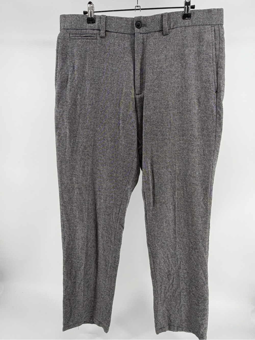 Banana Republic Aiden Fit Woven in Italy Wool Blend Trouser Pants, Men's 34x32